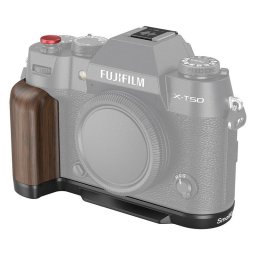 Empuñadura De Madera En Forma De L Smallrig 4784 Para Fujifilm X-t50, Color Negro