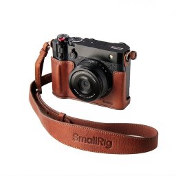 Funda Protectora De Cuero Marrón Smallrig Para Fujifilm Gfx100rf