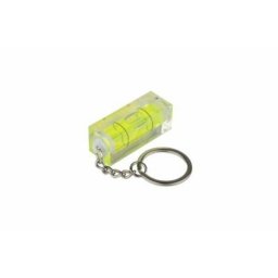 Llavero Kabelmeister TOOL-003 Anilla Plata Transparente Amarillo Rectángulo