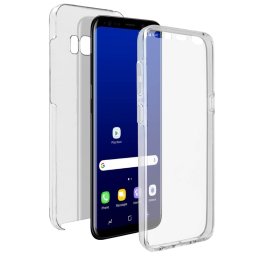 Avizar Funda Doble de Silicona Transparente para Samsung Galaxy S8 Plus