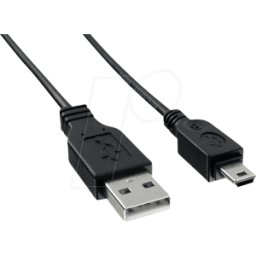 DISPLAY VISIONS EA KUSB-MINI - Cable USB con conector mini-USB, aprox. 1m