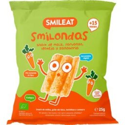 Smileat Smilondas Snack Ecológico de Zanahoria 25g