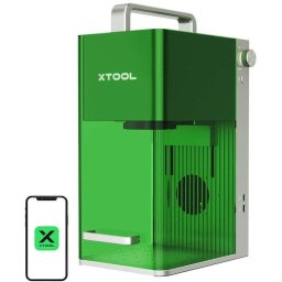 Máquina de grabado láser Xtool F1 Kit Deluxe doble láser, base móvil y purificador