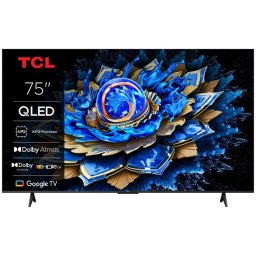 TV TCL QLED T69C 75T69C 75" 4K Ultra HD 60Hz Smart TV Google TV HDR10 Dolby Vision