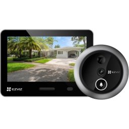 Mirilla Digital WiFi EZVIZ EP4 GR Pantalla 5.5" 155° Audio Bidireccional
