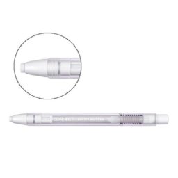 Portagomas Q-Connect con Clip y Goma Blanca 5x90 mm Transparente