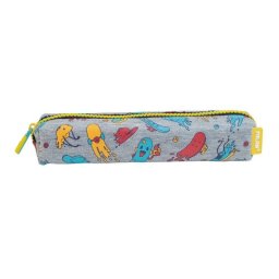 Estuche Portatodo Mini Multiusos Kickflip Milan Gris