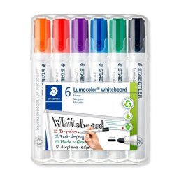 Rotuladores Marcadores para Pizarra Blanca Staedtler Lumocolor Set 6 Colores Surtidos
