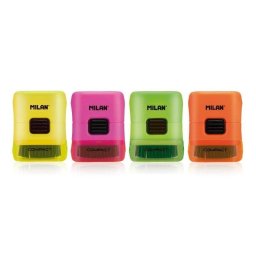 Goma de borrar y cepillo Milan Compact Fluo