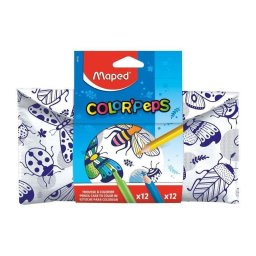 Estuche Maped Color'Peps Personalizable con 12 Rotuladores y 12 Lápices