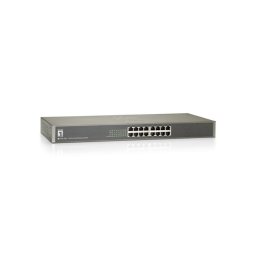 Switch LevelOne FSW-1650 16 Puertos Fast Ethernet No Administrado Montaje Rack