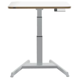 Escritorio de pie Leitz Ergo 65340001 Gris Oscuro Ajuste Eléctrico 80 kg