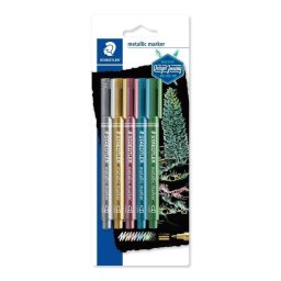 Rotuladores Metálicos Staedtler Design Journey Blíster 5 Unidades Punta Fina