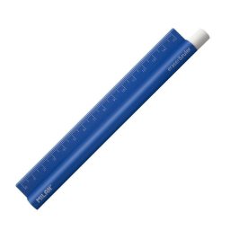 Regla y Goma Milan Metal Touch 15 cm Azul/Morado