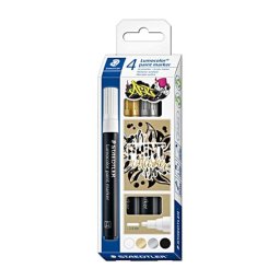 Rotuladores Staedtler Lumocolor Trazo 2.4 mm Estuche 4 Unidades