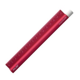 Regla y Goma Milan Metal Touch 15 cm Fucsia