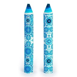 Gomas de borrar Javier Arabesque Set de 2 unidades formato lápiz azul