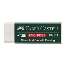 Goma de borrar Faber-Castell para lápiz de grafito unidad blanca
