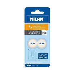 Goma de borrar Milan Blíster 2 Gomas Extensión