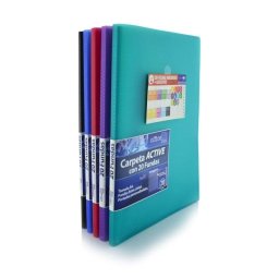Carpeta Active Officebox con 20 Fundas A4 y Adhesivos Incluidos