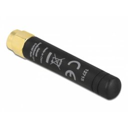 Antena Delock LPWAN 868 MHz SMA 1,6 dBi Omnidireccional Negra