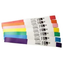 Pulsera de hospital Zebra Z-Band UltraSoft Rojo Blanco Adhesiva 27,9 cm