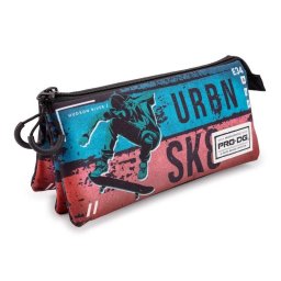 Estuche escolar triple Prodg Urbansk8 multicolor 23 x 11 x 7 cm