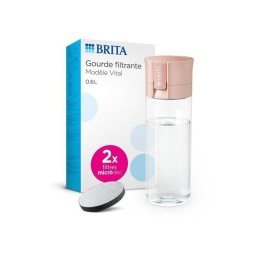Botella con Filtro de Agua Brita Vital Fill&Go 0,6 L Albaricoque
