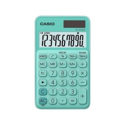 Calculadora de bolsillo Casio SL-310UC-GN 10 dígitos solar y batería verde
