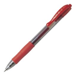 Bolígrafo Retráctil Pilot G2 0.7 mm Tinta Gel Roja