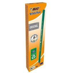 Lápices Hexagonales BIC Evolution HB/2 Caja de 12 Unidades