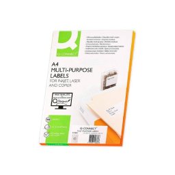Etiquetas Adhesivas Q-Connect KF00573 A4 65 Etiquetas 38.1x21.2 mm Blancas