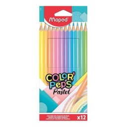 Lápices de Colores Maped Color'Peps Pastel Caja de 6 Unidades