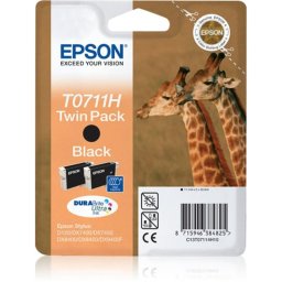 Cartucho de Tinta Epson Giraffe Negro T0711H DURABrite Ultra
