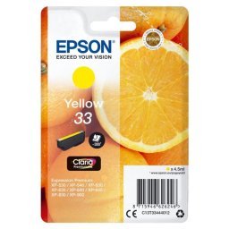 Cartucho de Tinta Amarilla Epson Claria Premium 33 XL