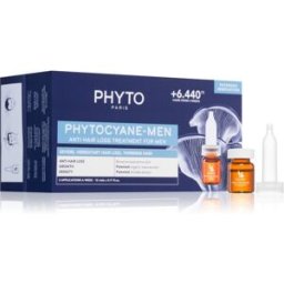 Cyane Anti-Hair Loss Treatment For Men Tratamiento De Crecimiento Del Cabello Contra La Caída Del Cabello 12x3.5 Ml