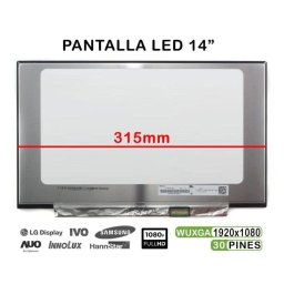 Pantalla LED Brillante 14" Portátil B140HAN04.0 B140HAN04.1 B140HAN04.3 30 Pines