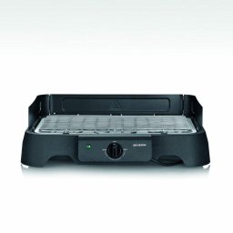 Barbacoa Eléctrica Severin 8593 2000W Parrilla Acero Inoxidable 38x22cm