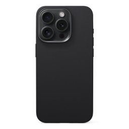 Funda para móvil Epico Mag+ Cover Silicona Negra Compatible con iPhone 16 Plus 6.7