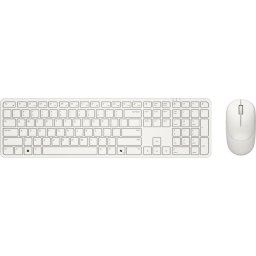 Teclado Dell Pro 5 KM526 inalámbrico completo con ratón óptico blanco