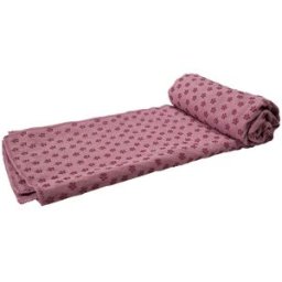 Tunturi Toalla de yoga con bolsa transporte . Rosa