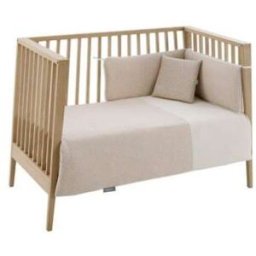 Juego 2 PCS.F. Nórdica Cuna 60 Rustic Rosa 100x140x3cm Cambrass
