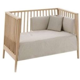 Juego 2 PCS. Colcha I-V. Cuna 60 Derby Beige 60x120x3cm Cambrass