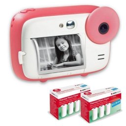 Cámara Instantánea Agfaphoto Realikids Instant Cam Flash 16 Filtros Selfie Rosa