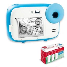 Cámara Instantánea Agfaphoto Realikids Instant Cam Flash Filtros Selfie Azul