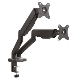 Owlotech Soporte 2 Monitores 17-32" HUB USB VESA 75x75/100x100 Máx 9Kg Negro
