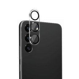 Protector de cámara Crong para Samsung Galaxy S23, vidrio templado 9H, transparente