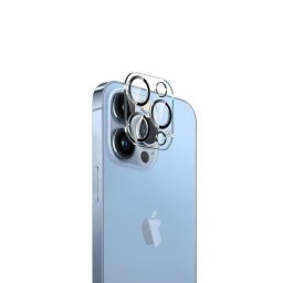 Protector de cámara Crong para iPhone 13 Pro/13 Pro Max, vidrio templado 9H, transparente