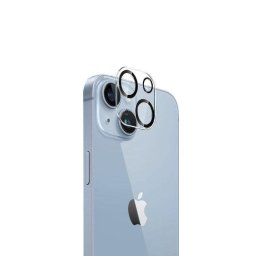 Protector de cámara Crong para iPhone 14/14 Plus, vidrio templado 9H, transparente