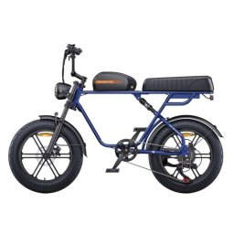Bicicleta Eléctrica Engwe M1 Motor 250W Batería 48V 15.6Ah Neumáticos 20" Frenos Hidráulicos Azul